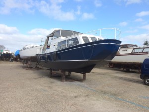 Doerak Motorboot op de bok